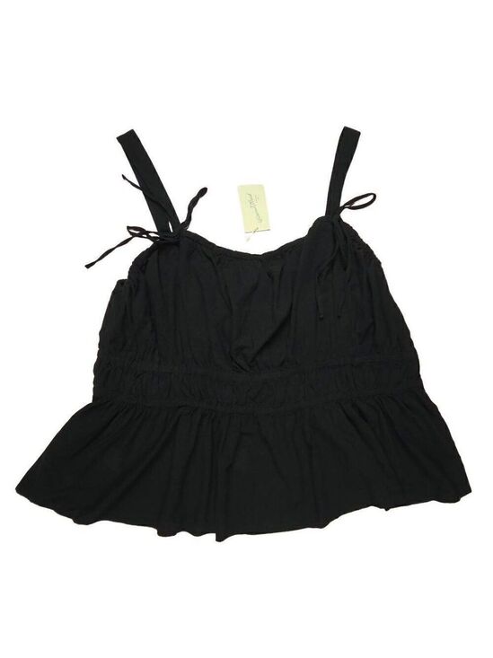 Universal Thread Tops - Universal Thread Black Peplum Top 4X